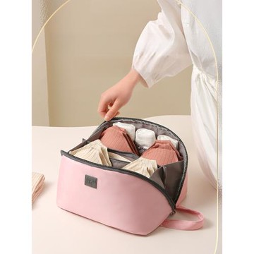 EVA文胸盒旅行便攜收納包可愛內衣有蓋文胸收納盒出差旅游行李箱