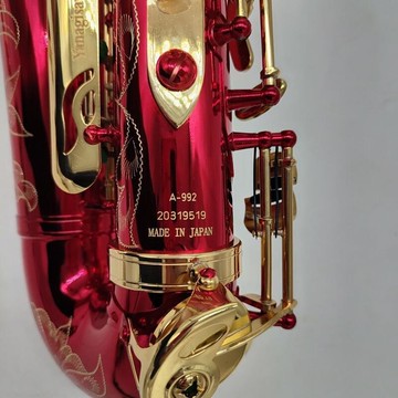 柳澤中音薩克斯A-992中國紅定制款中音薩克斯風新年低價促銷bao郵