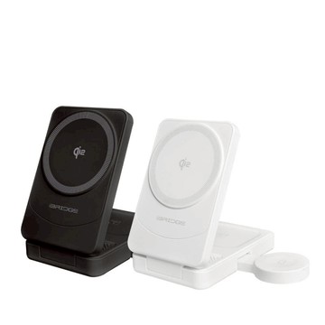 急速Qi2三合一無線折疊充電器(IBW023) 白