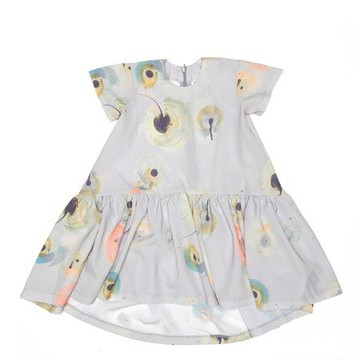 2015春夏 Beau loves 灰色滿版Watercolor Frogspawn洋裝