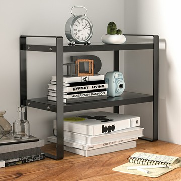 桌面置物架書架簡易多層辦公室桌上宿舍收納架子桌面網紅小型書架