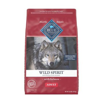 【Blue Buffalo藍摯】原野精靈 鮭魚無穀配方24磅 成犬飼料 狗乾糧