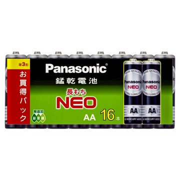 Panasonic 台灣公司貨 錳乾電池 3號 黑色  16顆  1組