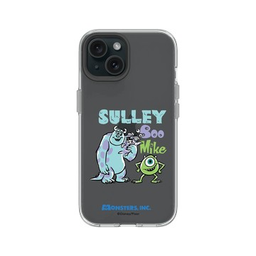 iPhone 15 Clear 透明 - 迪士尼-皮克斯 PIXAR - 怪獸和阿布