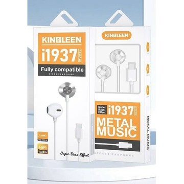 KINGLEEN TYPE C HIFI Audio 線控耳機 i1937 適用安卓/ iPhone Type C 耳機