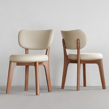 免運 餐椅 實木餐椅 北歐風實木餐椅家用現小戶型代簡約輕奢酒店餐廳靠背椅子化妝凳子 可開發票 全館五折 工廠現貨直銷 新品特價 z9092