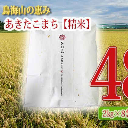 《定期便》16kg×3ヶ月 秋田県産 あきたこまち 精米 2kg×8袋 神宿る里の米「ひの米」（お米 小分け）