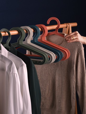 衣架防滑衣掛塑料服裝店衣架子衣撐家用衣服撐掛衣架曬衣架晾衣架
