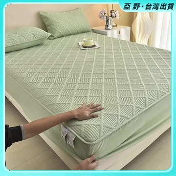 現+免運🚚 防水夾棉床包 鋪棉床包 加厚床包 床墊 隔尿墊 床包 保潔墊 a類抗菌防螨床包三件套夾棉床套夏季床墊保護罩