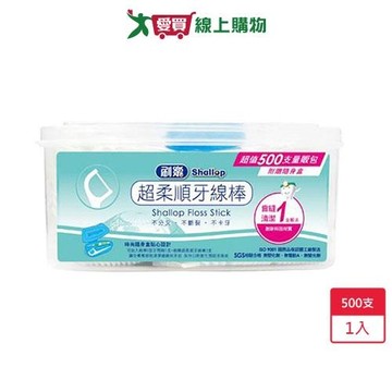 刷樂超柔順牙線棒500支/盒【愛買】