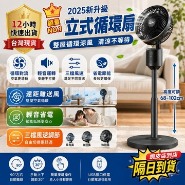 靜音循環扇【最快當日達🚀免運🏅】USB風扇 落地扇 循環扇 立扇 大功率涼扇 靜音扇 節能扇 空氣扇 電風扇