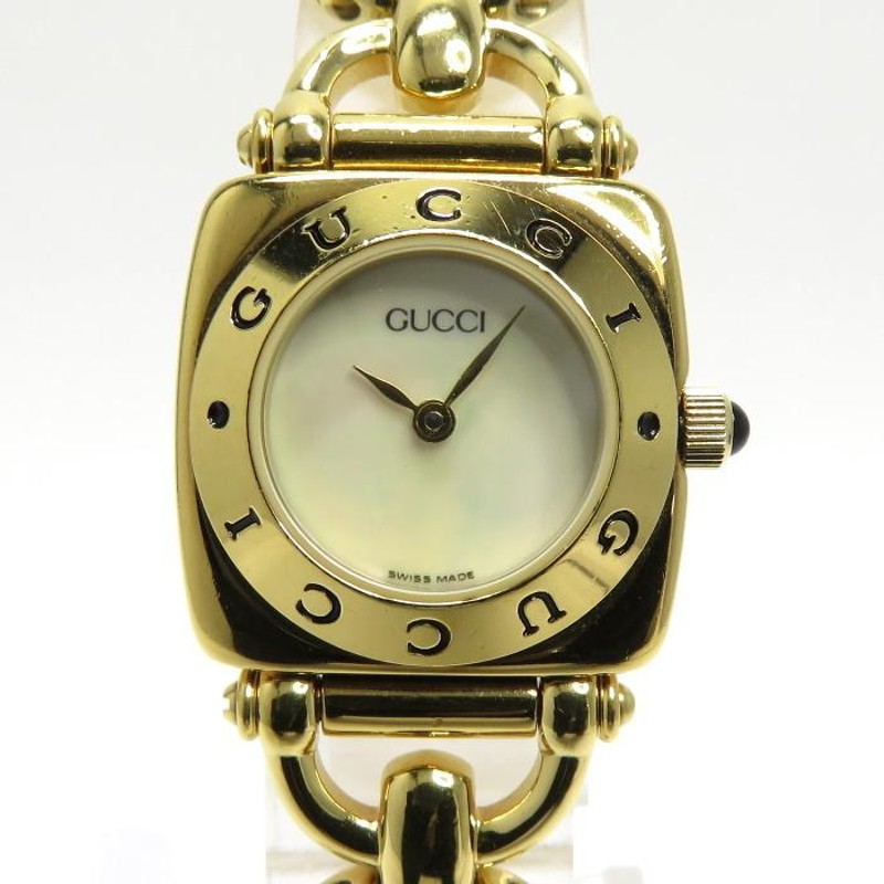 中古】 GUCCI ホースビット レディース 腕時計 クオーツ GP ゴールド