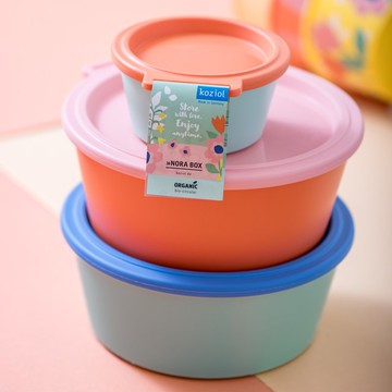 德國 koziol NORA 防漏疊疊保鮮盒 1.3L