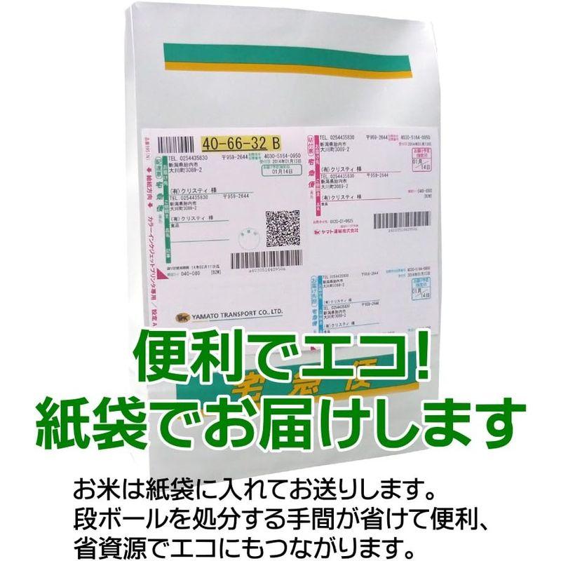 お土産岩船産コシヒカリ 玄米 5kg(1kg×5袋)モチモチ食感が特徴の新潟米