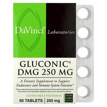 DaVinci Laboratories, Gluconic DMG，250 毫克，60 片