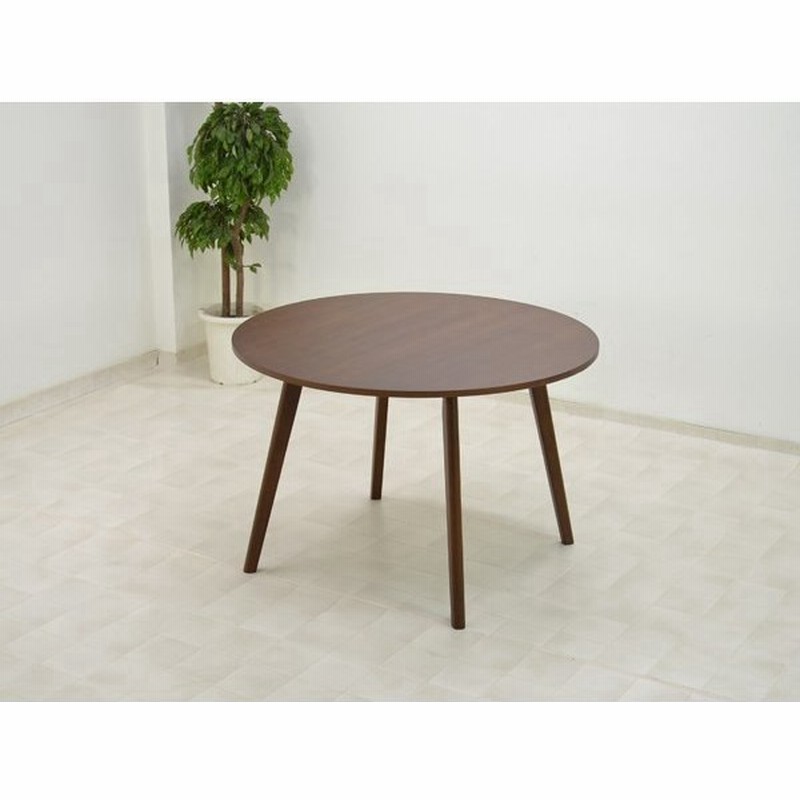 ダイニングテーブル 北欧 おしゃれ 丸テーブル 107cm 机 ナチュラル ブラウン Park 346 Slo 通販 Lineポイント最大0 5 Get Lineショッピング