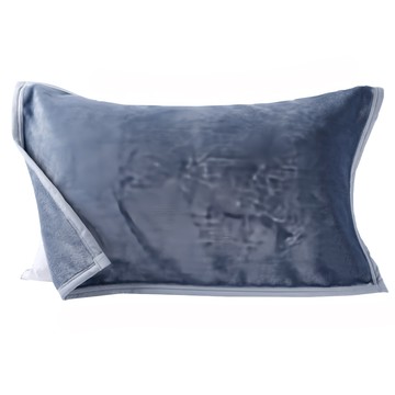 法蘭絨枕巾 聚酯纖維  鴿子灰  50 x 80cm  1條