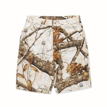 NEW ERA 男女 平織短褲 EARTHY SKIN NEW ERA 印花白 NE14701340