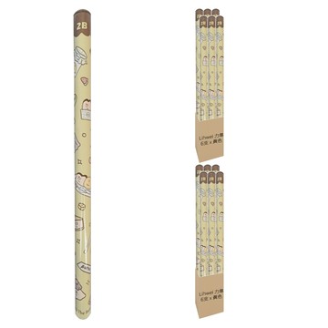 Lihwei 力韋 2B大三角鉛筆 LW-A5227 177 x 10 x 10mm 6支  黃色  2組