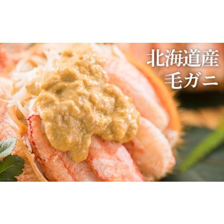 ふるさと納税 大サイズ！冷凍毛がに約650g×1尾  北海道白老町