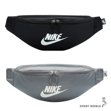 黑 DB0490-010F Nike 腰包 斜背包 側背包 雙拉鍊 黑/灰 DB0490-010/DB0490-084