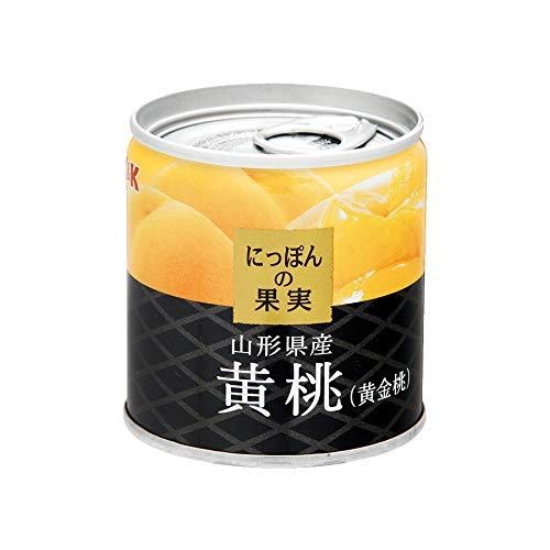 にっぽんの果実 山形県産 黄桃(黄金桃) 195g(2号缶)X6個