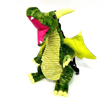 霸氣青龍絨毛造型後背包 - 酷樂村