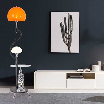 公司貨 超低價 免運 茶幾落地燈 簡約現代 客廳沙發臥室床頭燈 創意遙控立式落地臺燈 快速發貨