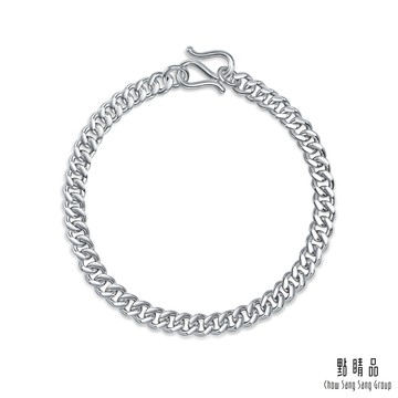 點睛品 機織素鍊 鉑金手鍊 18cm_計價鉑金(約5.97錢)
