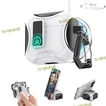 （熱門爆品）（萬人回購好評）【全館免運】適用airpods4代自動彈蓋耳機殼簡約鎖扣airpodspro2代保護套