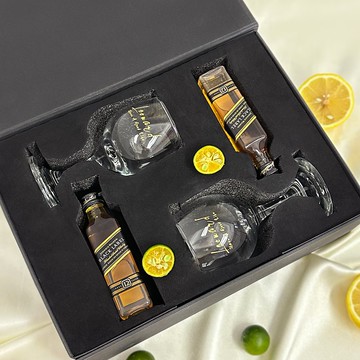 Whisky禮盒丨客製化禮盒 刻字酒杯 送禮首選刻字禮盒 文字雕刻