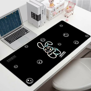 闇黑熒光熊滑鼠墊 超大號個性創意電腦鍵盤墊 滑鼠墊 鼠標墊 電競滑鼠墊 加大滑鼠墊 桌墊 電腦桌墊 超大滑鼠墊 滑鼠墊大