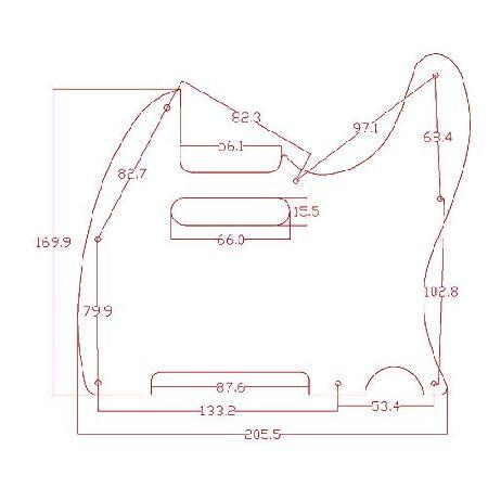 Guitar Parts Hole Tele Scratch Plate with Screws Guitar Pickguard Various Colors for Fender Telecaster (Color: Dark Brown Tortoise)