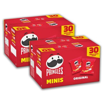 PRINGLES 洋芋片 MINIS 經典原味x4箱(19gx30包/箱)
