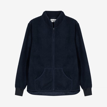 Fleece 抓毛絨男用外套 - 海軍藍 XL