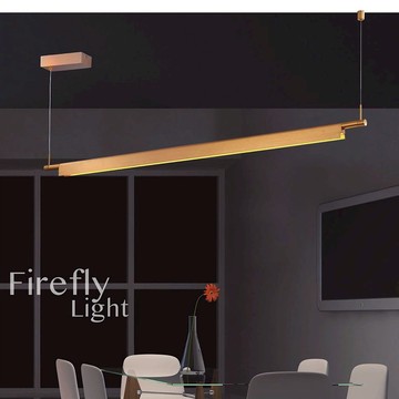 電鍍拉絲現代橫式吊燈 41-21321