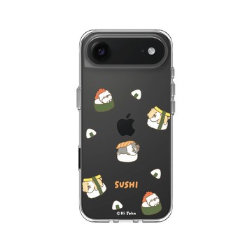 iPhone Air Clear Case（相機按鈕） 透明 - 嗨小強 Hi John - 壽司三寶