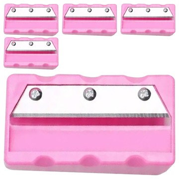 小黃瓜敷臉專用面膜器 Set 5 ABS材質不鏽鋼刀片  1組  混合色