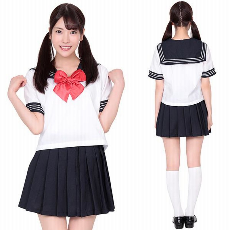 【限定】制服 セーラー服 パジャマ 赤リボン セラコレ風 コスプレ フリーサイズ 送料無料】セーラー服 パジャマ セラコレ コギャル型 の通販 by