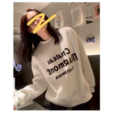 奈看服飾/隔日到貨情侶款 衣櫥不可少的 刷毛保暖韓風版寬鬆大學T 男友風T 三色 大學tee