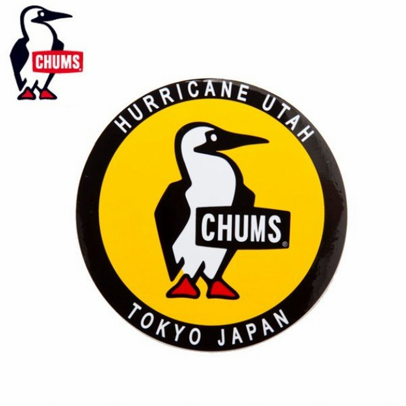 チャムス アウトドアアクセサリーステッカー ラウンドブービーバードch62 0156 Chums 通販 Lineポイント最大0 5 Get Lineショッピング