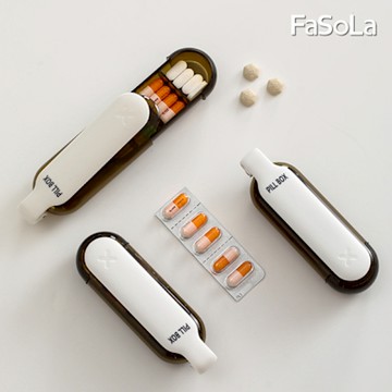 FaSoLa 便攜式防潮4格儲藥盒