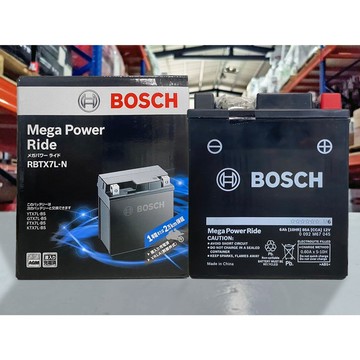 『油工廠』BOSCH Mega Power Ride 7L RBTX7L-N 機車 電池 免入液 即用型 AGM