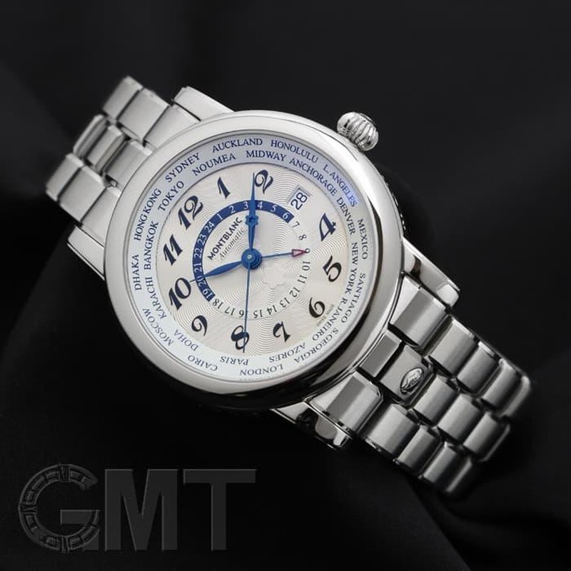 モンブラン スター ワールドタイム GMT シルバー 109286 MONTBLANC  