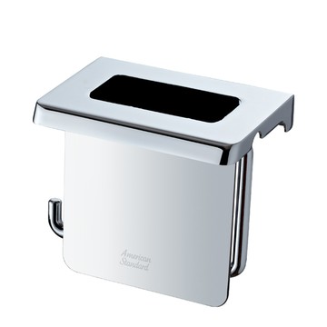 American Standard Cube-P 置物架式衛生紙架  1組  銀色