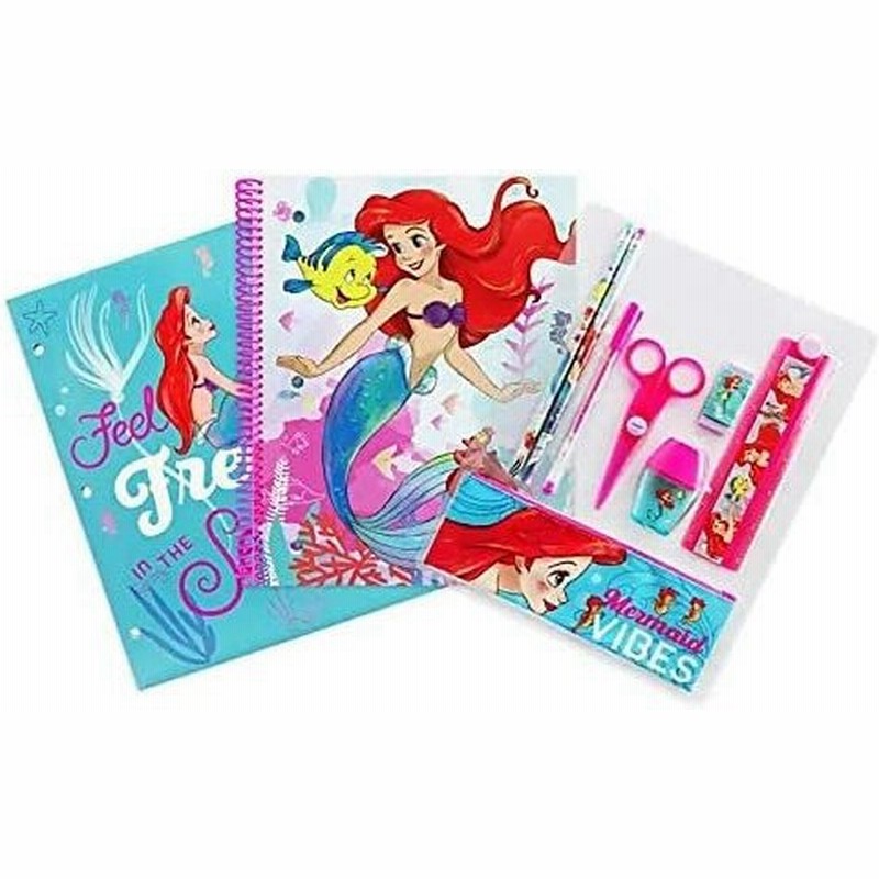 ディズニー Disney Usディズニー公式 ディズニープリンセス アリエル 文房具セット ステーショナリーセット 並行輸入品 通販 Lineポイント最大0 5 Get Lineショッピング