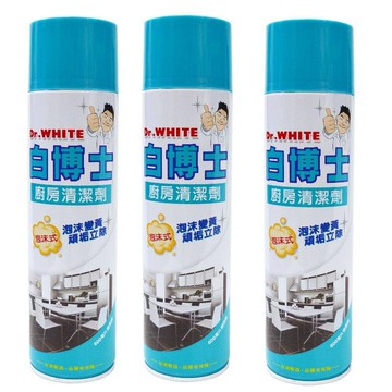 a120白博士廚房清潔劑 1入 廚房泡沫除菌清潔劑 600ml 去汙 除油