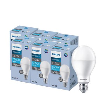 Philips 飛利浦 13.2W LED 超省電燈泡 6500K 6入 (PL26N)