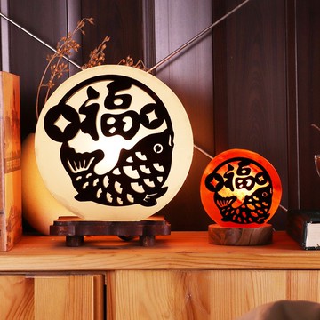 大剪影 I 富貴有魚 鹽燈 I 聚財氣 提升正能量 I 鹽燈