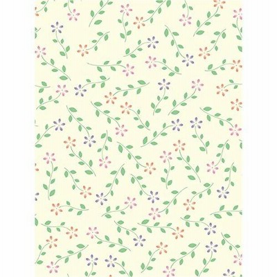 タカ印 ラッピングペーパー 49-2504 花柄 プティフルール 全判 50枚